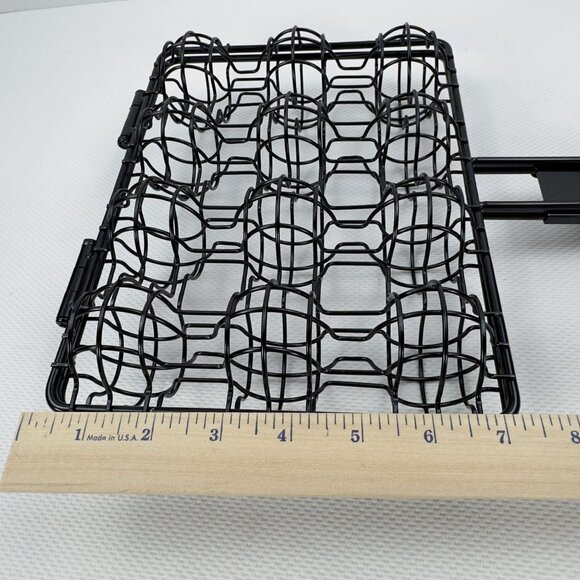 Metal Meatball Grilling Basket BBQ Basket Locking Handle Non-Stick Holds 12 Avon - Picture 13 of 15